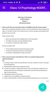 Class 12 Psychology NCERT Solu screenshot 1