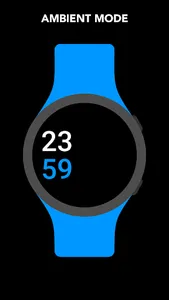 Five Big Text Watch Face screenshot 7
