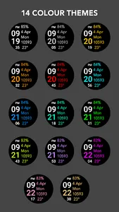 Five Big Text Watch Face screenshot 9