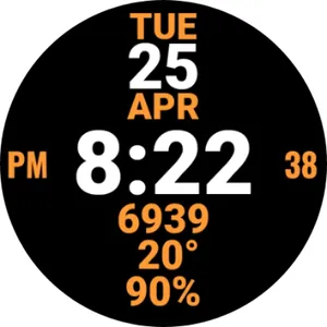 Big Date Watch Face screenshot 24
