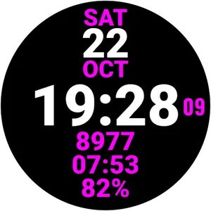 Big Date Watch Face screenshot 27