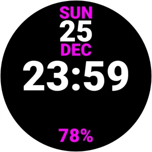 Big Date Watch Face screenshot 28