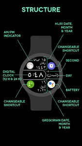 Diwany Watch Face screenshot 0