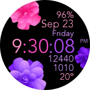 Pink Purple Animated Flowers screenshot 18