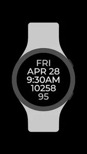 Readable Watch Face screenshot 0