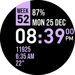 Week Watch Face screenshot 37