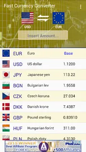 Fast Currency Converter screenshot 0