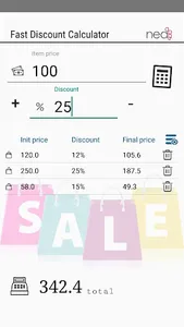 Fast Discount Calculator screenshot 0