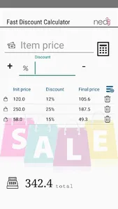 Fast Discount Calculator screenshot 1