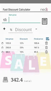 Fast Discount Calculator screenshot 3