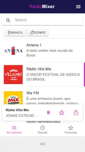 RadioMixer - online radio screenshot 2