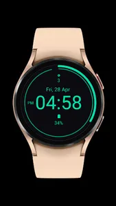 Simple Neon Watch Face screenshot 1
