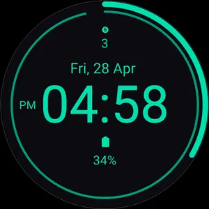 Simple Neon Watch Face screenshot 5