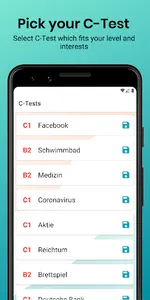 C-Tester | Studienkolleg Test screenshot 0