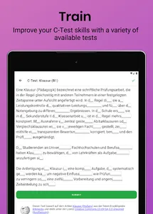 C-Tester | Studienkolleg Test screenshot 7