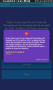 Quiz dos Bairros do Recife screenshot 11