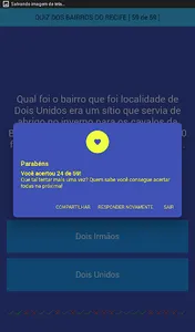 Quiz dos Bairros do Recife screenshot 4