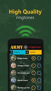 Army ringtones screenshot 0
