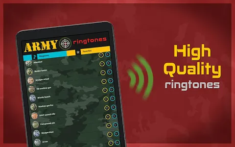 Army ringtones screenshot 8