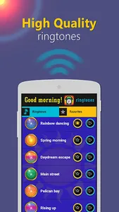 Good morning ringtones screenshot 0