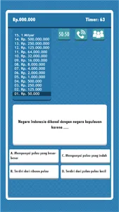 Kuis 1 Millionaire Indonesia screenshot 1