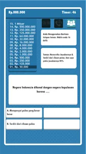Kuis 1 Millionaire Indonesia screenshot 3