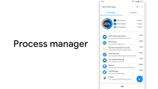 Task Manager - Process & Start screenshot 0