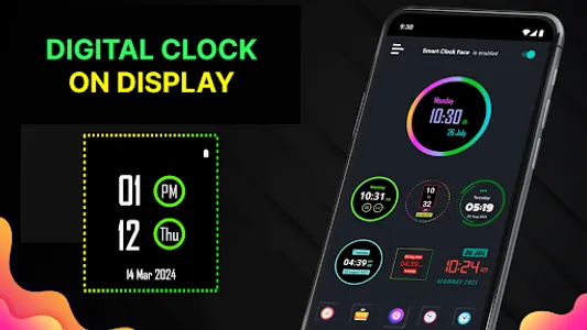 Neon Digital Clock screenshot 10