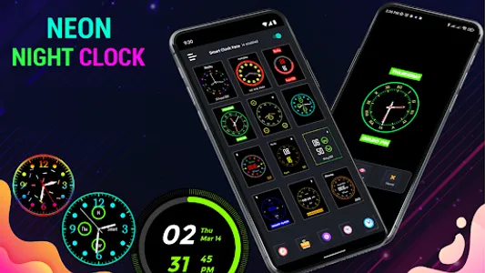 Neon Digital Clock screenshot 21
