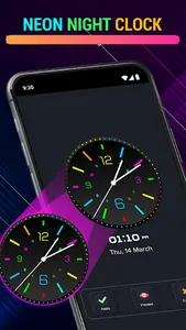 Neon Digital Clock screenshot 9