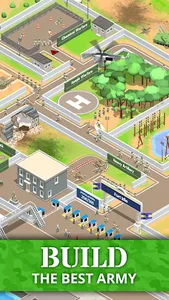 Idle Army Base: Tycoon Game screenshot 0