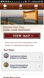 Cedar Creek Battle App screenshot 2