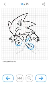 How To Draw the Blue Hedgehog screenshot 5