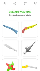 Origami Weapon Guides screenshot 16