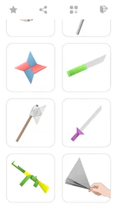 Origami Weapon Guides screenshot 2