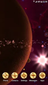 Solar system live wallpaper screenshot 1
