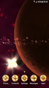 Solar system live wallpaper screenshot 3