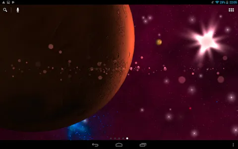 Solar system live wallpaper screenshot 7