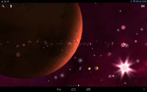 Solar system live wallpaper screenshot 9