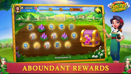 Solitaire-Secret Garden screenshot 3