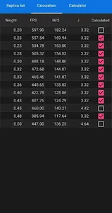 Airsoft calculator screenshot 1