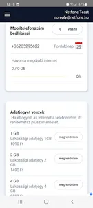 Netfone Ügyfélkapu screenshot 5