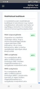Netfone Ügyfélkapu screenshot 6