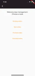 Meal admin screenshot 1