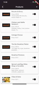 Meal admin screenshot 2