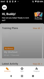 In Shape Fitnessclubs screenshot 0
