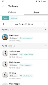 Sportmühle EGYM-App screenshot 2