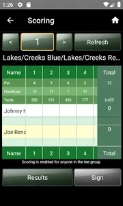 Golf Mobile Network screenshot 2