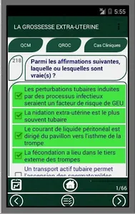 QCM en Gynécologie Obstétrique screenshot 4