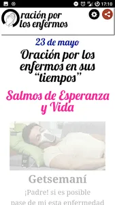 Oración por los enfermos screenshot 0